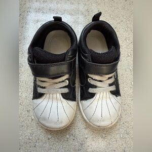 Black and White Kids' Sneakers